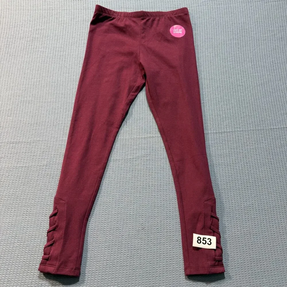 The Children's‎ Place Girls Leggings Sz L Red Brand New